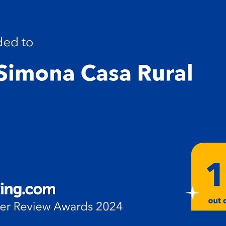 La Simona Casa Rural Perales del Puerto エクステリア 写真